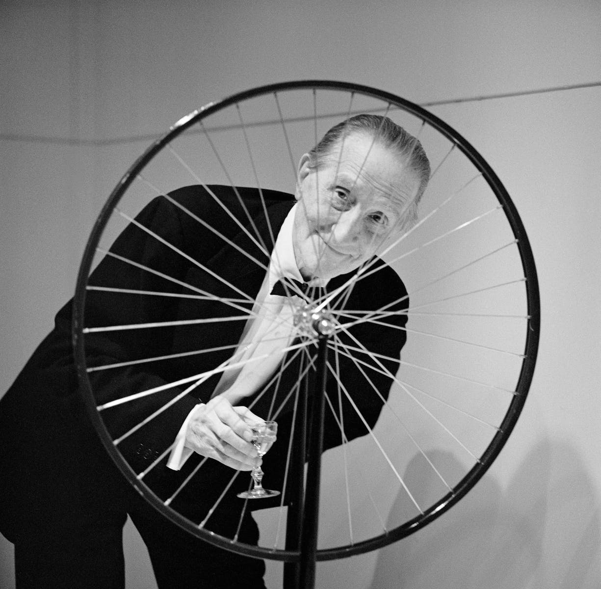 Marcel Duchamp at the Walker Art Center, October 1965. Photo: Eric Sutherland