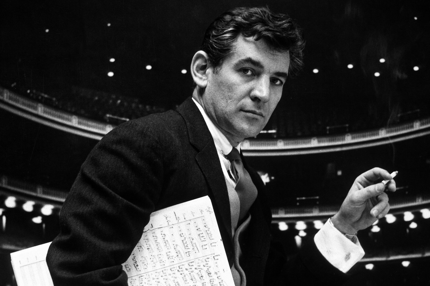Leonard Bernstein nel 1955, New York Post